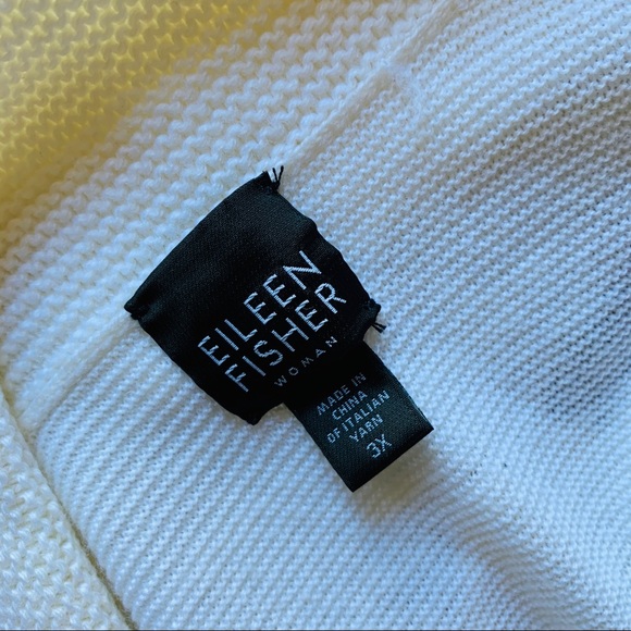 Eileen Fisher Merino Wool Open Front Cardigan 3X - Picture 3 of 7